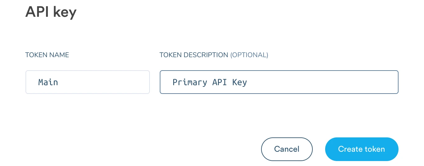 Name API Key